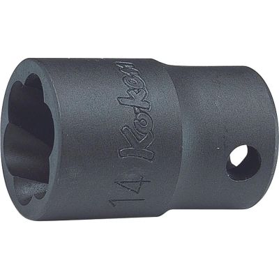 KKN3127-17 image(0) - Ko-ken USA 3127-17 3/8 Square Drive Nut Twister 17 mm Length 35 mm