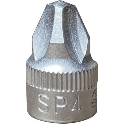 VIMSP4 image(0) - VIM Tools Stubby Philips Driver, P4 Tip, 1/4 Inch Square Drive