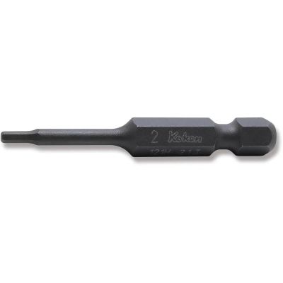 KKN121H-50-2 image(0) - Ko-ken USA 121H.50-2 1/4 Hex Drive Bit 2 mm Hex Length 50 mm