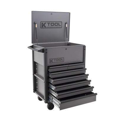 KTI75151A image(0) - K Tool International 6 Drawer Service Cart Grey / Black
