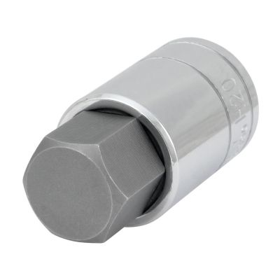 WLMW32990 image(0) - Wilmar Corp. / Performance Tool 1/2" Drive 20mm Hex Bit Socket