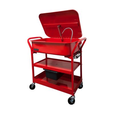 HOMRD00820290 image(0) - Homak Manufacturing 20-Gallon  Portable Parts Washer - Red