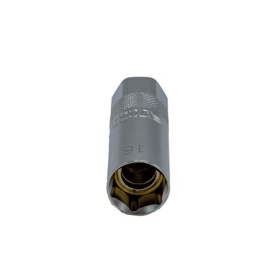 VIMMSPMTW16M image(0) - VIM Tools 16 mm Magnetic Thin Wall 6 Point Spark Plug Socket - 3/8 Inch Drive