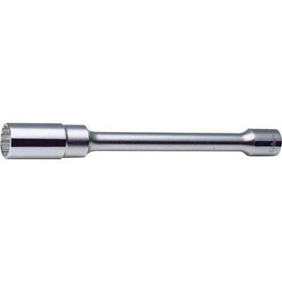 KKN4117M-125-19 image(0) - Ko-ken USA 4117M.125-19 1/2 Square Drive Extension Socket 19 mm 6 Point Length 125 mm