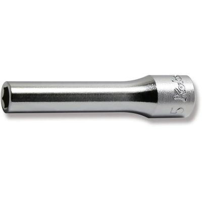 KKN2300M-5 image(0) - Ko-ken USA 2300M-5 1/4 Square Drive Socket 5 mm 6 Point Length 50 mm