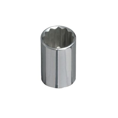 KLE65704 image(0) - Klein Tools 5/8-Inch Standard 12-Point Socket, 3/8-Inch Drive