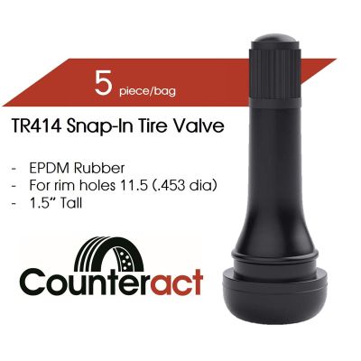 COUT14 image(0) - Counteract TR414 Counteract Tire Valve 48.5mm (5pk)