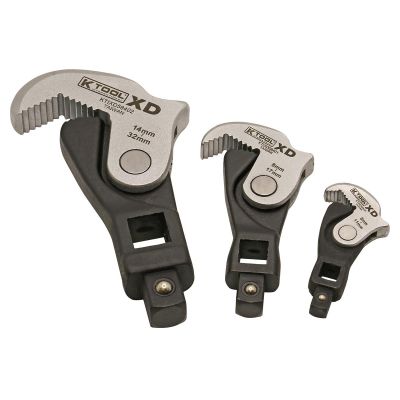 KTIXD58403A image(0) - K Tool International Spring Crowfoot Wrench Set 3 Piece