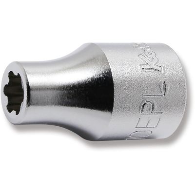 KKN4425-10EPL image(0) - Ko-ken USA 4425-10EPL 1/2 Square Drive Socket TORXplus 10EPL Low Profile Length 36 mm