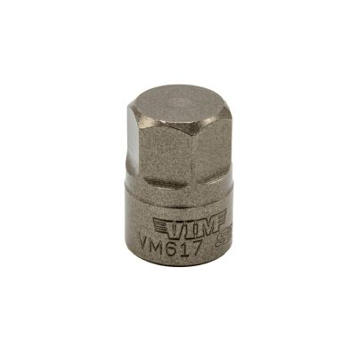 VIMVM617 image(0) - VIM Tools 17 mm Stubbie One Piece Impact Driver, S2 Steel, 1 .1 OAL (28 mm)