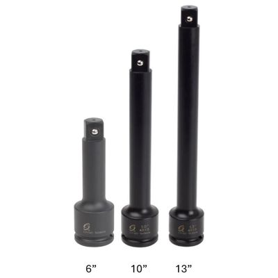 SUN4330 image(0) - SUNEX 3/4" Dr Impact Extension Set - 3 PC.