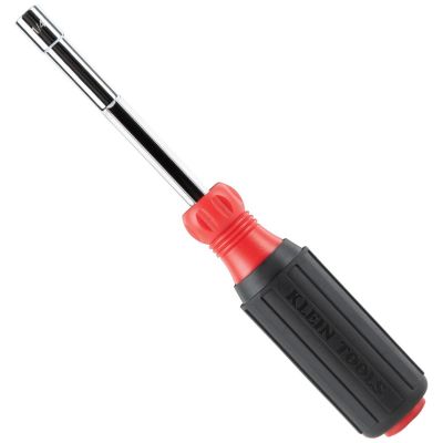 KLE65414 image(0) - Klein Tools Color-Coded Hollow-Shaft Heavy-Duty Nut Driver, 1/4-Inch