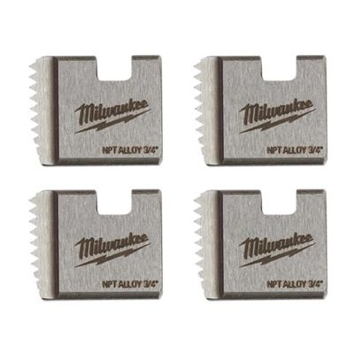 MLW48-36-1105 image(0) - Milwaukee Tool Milwaukee 1-1/2 Inch ALLOY NPT Portable Pipe Threading Dies