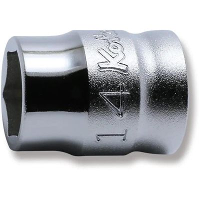 KKN4400MZ-14 image(0) - Ko-ken USA 4400MZ-14 1/2 Square Drive Socket 14 mm 6 Point Length 28 mm Z-series