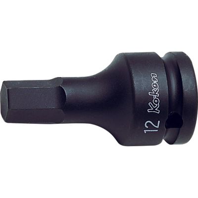 KKN14012M-60-6 image(0) - Ko-ken USA 14012M.60-6 1/2 Sq. Dr. Bit Socket 6mm Hex Length 60mm