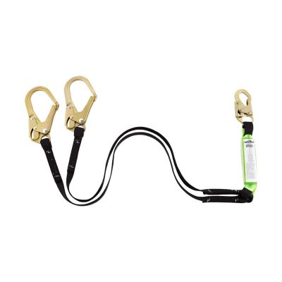 SRWV8104426 image(0) - PeakWorks Shock Absorbing Lanyards - Tear Pack 1&rdquo; Webbing -  Double Leg - Weight Capacity 130 to 310 Lbs - 6'