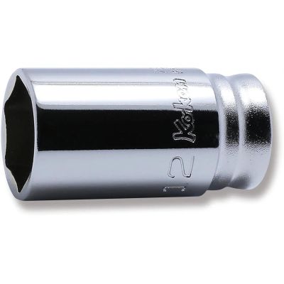 KKN2300XZ-12 image(0) - Ko-ken USA 2300XZ-12 1/4 Square Drive Socket 12 mm 6 Point Length 30 mm Z-series