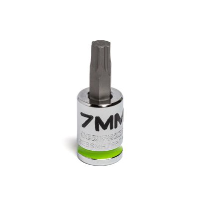 GETGEBSMH7RPT image(0) - Grip Edge Tools 7mm 3/8" Dr Short RPT Hex Bit Socket
