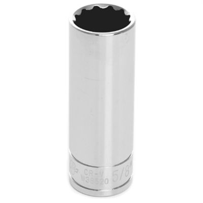 WLMW38620 image(0) - Wilmar Corp. / Performance Tool 3/8" Drive 5/8" 12pt Deep Socket