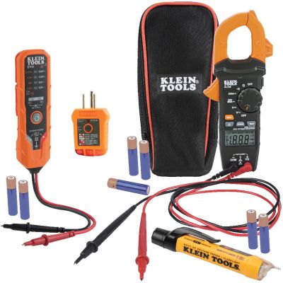 KLECL120VP image(0) - Klein Tools Digital Clamp Meter, Non-Contact Voltage Tester Electrical Test Set
