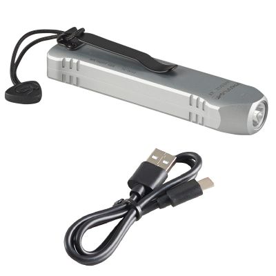 STL88819 image(0) - Streamlight Wedge XT - Includes USB-C Cord, Lanyard - Box - Silver