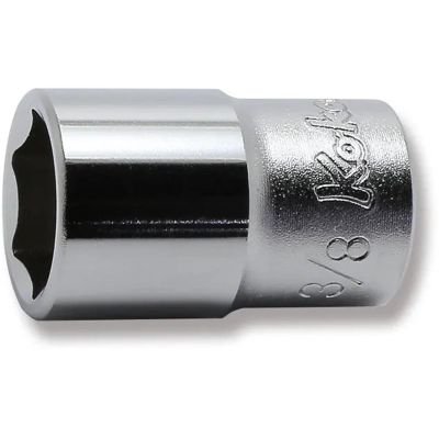 KKN2400A-3-8 image(0) - Ko-ken USA 2400A-3/8 1/4 Square Drive Socket 3/8 6 Point Length 22 mm