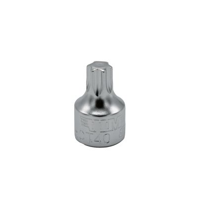 VIMHCT40 image(0) - VIM Tools T40 - 1/2 Cut TORX Driver, 1/4 Inch Square Drive, 3/4 Inch OAL, S2 Steel