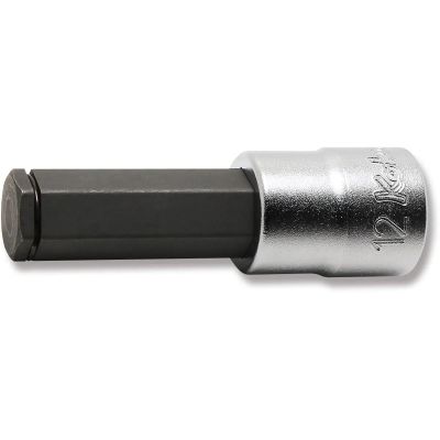 KKN3015M.62-12 image(0) - Ko-ken USA 3/8 Sq. Dr. Bit Socket  12mm Grip Ring Length 62mm