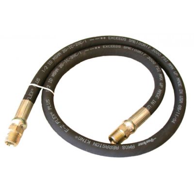 MILZE2220 image(0) - Zeeline by Milton Med. Pressure Hose 1/2&rdquo; I.D. X 15� - 1/2&rdquo; NPT (Male)