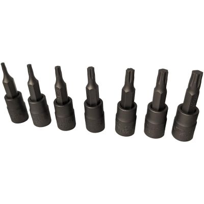 OTC5900-TP8-TP30 image(0) - OTC TORX PLUS Socket Set, 7 pcs. INCLUDES TP8, TP10, TP15, TP20, TP25, TP27, TP30