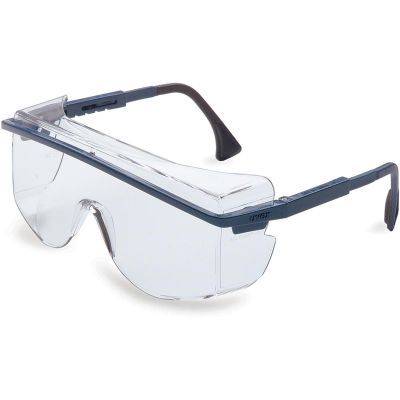 UVXS2510 image(0) - Uvex Astrospec 3001 Black Safety Glasses with Clear Anti-Scratch/Hard Coat Lens - S2510