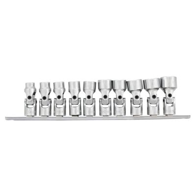 WLMW38981 image(0) - Wilmar Corp. / Performance Tool 10 Piece 3/8" Drive Metric Flex Socket Set