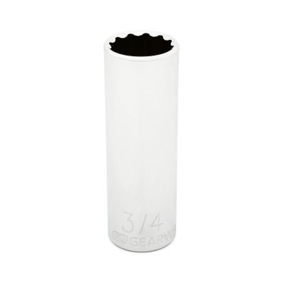 KDT80777D image(0) - GearWrench 1/2 Inch Drive 12 Point Deep SAE Socket 3/4 Inch