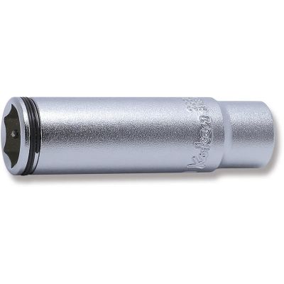 KKN2350M-11 image(0) - Ko-ken USA 1/4 Sq. Dr. Deep NUT GRIP&reg; Socket 11mm