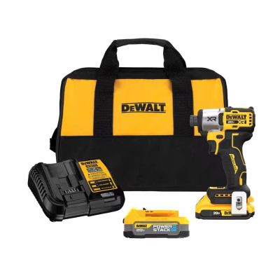 DWTDCF845P1 image(0) - DeWalt 20V MAX* XR 3-Speed 1/4-in. Impact Driver Kit