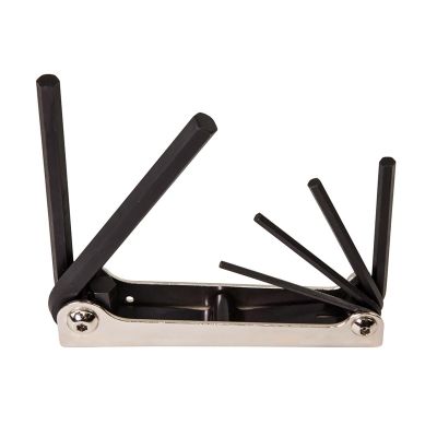 KLE70553 image(0) - Klein Tools Pro Folding Hex Key Set, 31-Key, SAE, Metric, TORX&reg; Sizes, 3-Piece