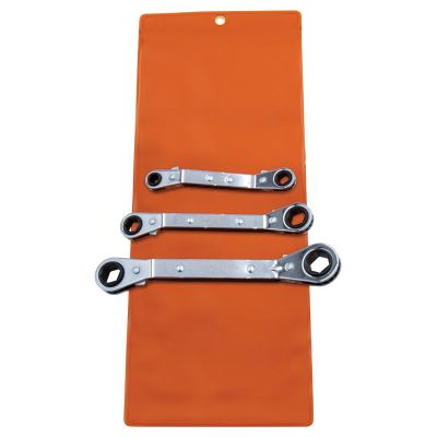 KASROW3 image(0) - Lang Tools (Kastar) ROW-3 - 3-PC. SAE Offset Wrench Set - Vinyl Pouch