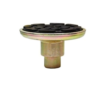 ATEXHP-217114A image(0) - Atlas Automotive Equipment Round Lift Pad Weldment w/ 1 in Shank & Rubber Pad - 1 1/2 in Peg