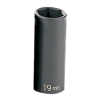 GRE1019MD image(0) - Grey Pneumatic 3/8" Drive x 19mm Deep Socket
