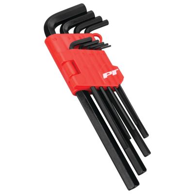 WLMW86103 image(0) - Wilmar Corp. / Performance Tool 9 Piece Long Hex Key Wrench Set