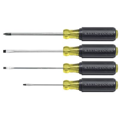 KLE85484 image(0) - Klein Tools Screwdriver Set, Mini Slotted and Phillips, 4-Piece