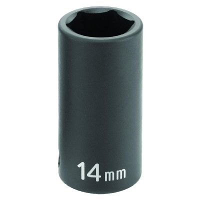 GRE1007MSD image(0) - Grey Pneumatic 3/8" Drive x 7mm Semi-Deep Socket