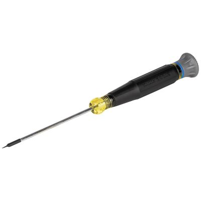 KLE6243 image(0) - Klein Tools 3/32-Inch Slotted Precision Screwdriver, 3-Inch Shank