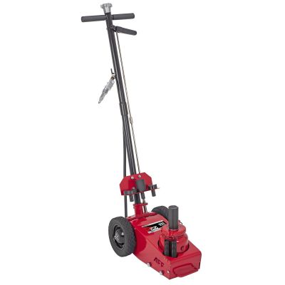 INT565F image(0) - American Forge & Foundry Axle Jack - 22 Ton Capacity - Air/Hydraulic - Spring Return - w/ 3 pc Ext Kit & 2 pc Handle