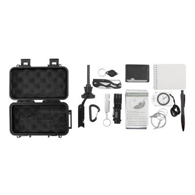 WLMW9404 image(0) - Wilmar Corp. / Performance Tool 12-in-1 Outdoor Survival Kit