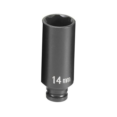 GRE914MDS image(0) - Grey Pneumatic 1/4" Surface Drive x 14mm Deep  Socket