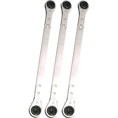 KAS5344 image(0) - Lang Tools (Kastar) 5344 - 3-Pc. Universal Ratcheting Serpentine Belt Wrench Set