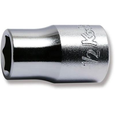 KKN4400A-1-2 image(0) - Ko-ken USA 4400A-1/2 1/2 Square Drive Socket 1/2 6 Point Length 37 mm