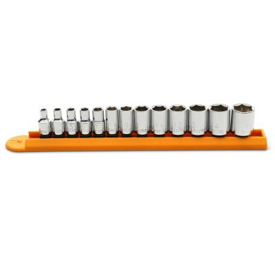 KDT80302D image(0) - GearWrench 13 Piece 1/4 Inch Drive 6 Point Standard Metric Socket Set