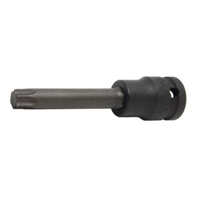 KKN14025-60-T20 image(0) - Ko-ken USA 14025.60-T20 1/2 Sq. Dr. Bit Socket TORX T20 Length 60mm